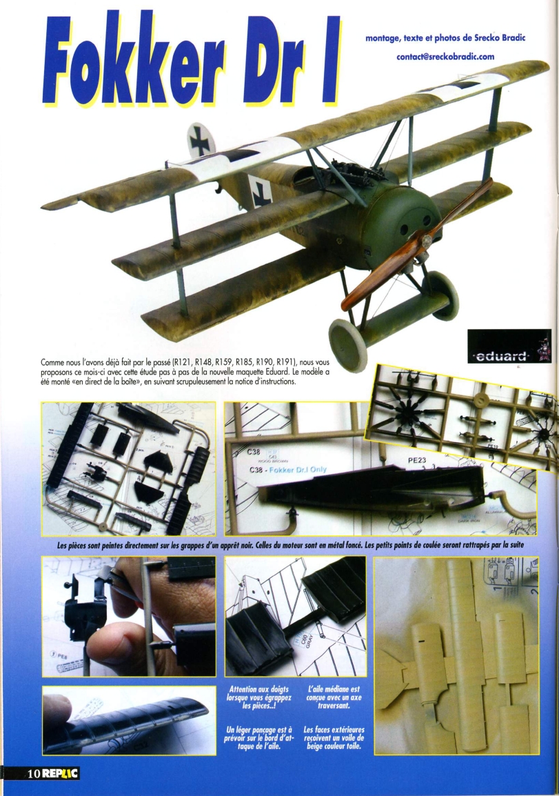 Replic 203 - Meteor, Baltimore, Fokker Dr I, MS-406